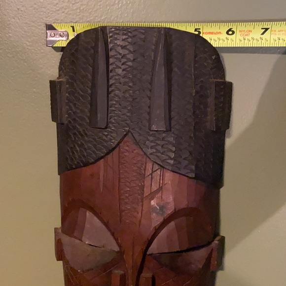 Decorative wooden mask - sold - Picture 10 of 10